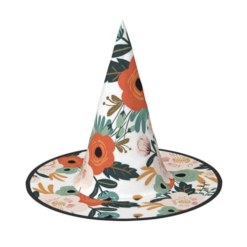 GZHYHAKAN Frühlingsblumen-Print Halloween Hut für Partys, Karneval und Rollenspiele - leicht, bequem GZHYHAKAN Frühlingsblumen-Print Halloween Hut für Partys, Karneval und Rollenspiele - leicht, bequem von GZHYHAKAN