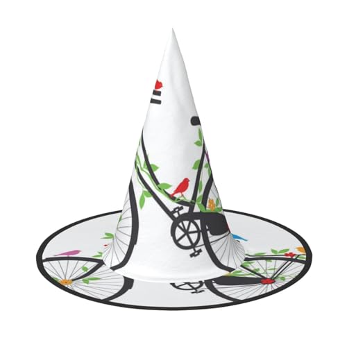 GZHYHAKAN Halloween-Hut mit Vögeln und Blumen auf Fahrrädern, für Partys, Karneval und Rollenspiele – leicht, bequem GZHYHAKAN Halloween-Hut mit Vögeln und Blumen auf Fahrrädern, für Partys, Karneval und Rollenspiele – leicht, bequem von GZHYHAKAN