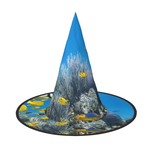 GZHYHAKAN Halloween-Hut mit buntem Fischdruck für Partys, Karneval und Rollenspiele – leicht, bequem GZHYHAKAN Halloween-Hut mit buntem Fischdruck für Partys, Karneval und Rollenspiele – leicht, bequem von GZHYHAKAN