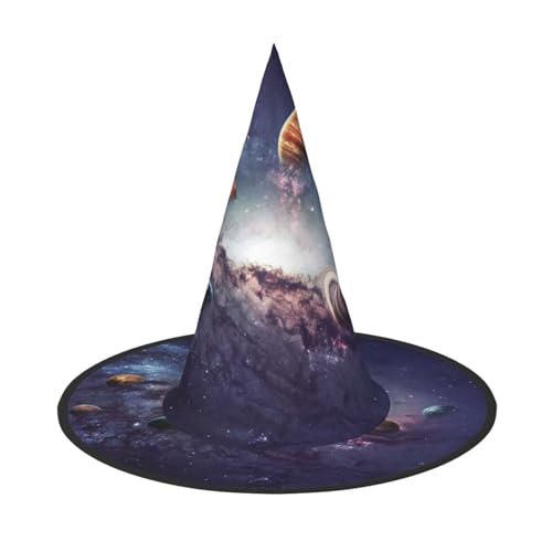 GZHYHAKAN Halloween-Mütze mit Galaxie-Systemdruck, für Partys, Karneval, Rollenspiele - leicht, bequem GZHYHAKAN Halloween-Mütze mit Galaxie-Systemdruck, für Partys, Karneval, Rollenspiele - leicht, bequem von GZHYHAKAN