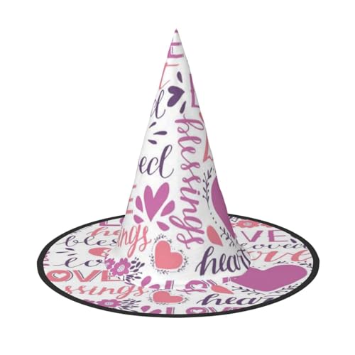 GZHYHAKAN Hübscher Halloween-Hut mit Herzen für Partys, Karneval und Rollenspiele - leicht, bequem GZHYHAKAN Hübscher Halloween-Hut mit Herzen für Partys, Karneval und Rollenspiele - leicht, bequem von GZHYHAKAN