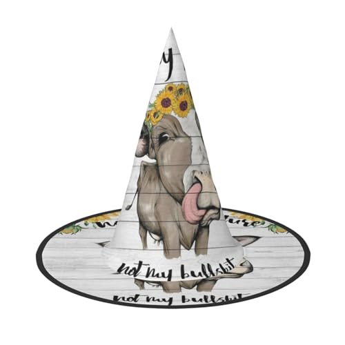 GZHYHAKAN Kuh Sonnenblume Haus Druck Halloween Hut für Partys, Karneval und Rollenspiele - leicht, bequem GZHYHAKAN Kuh Sonnenblume Haus Druck Halloween Hut für Partys, Karneval und Rollenspiele - leicht, bequem von GZHYHAKAN