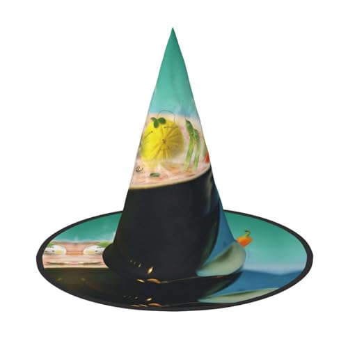 GZHYHAKAN Obst- und Gemüseaufdruck Halloween Hut für Partys, Karneval und Rollenspiele - leicht, bequem GZHYHAKAN Obst- und Gemüseaufdruck Halloween Hut für Partys, Karneval und Rollenspiele - leicht, bequem von GZHYHAKAN