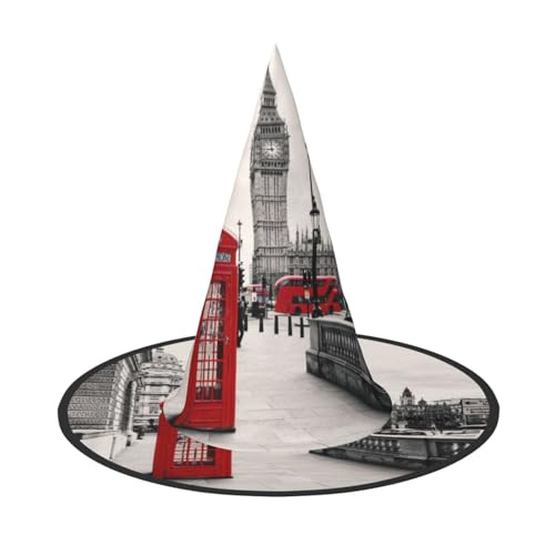 GZHYHAKAN Red Phone Booth London Street Print Halloween Hut für Partys, Karneval und Rollenspiele - leicht, bequem GZHYHAKAN Red Phone Booth London Street Print Halloween Hut für Partys, Karneval und Rollenspiele - leicht, bequem von GZHYHAKAN