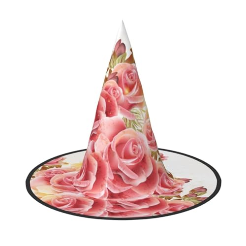 GZHYHAKAN Rosa Rose Blossom Print Halloween Hut für Partys, Karneval und Rollenspiele - leicht, bequem GZHYHAKAN Rosa Rose Blossom Print Halloween Hut für Partys, Karneval und Rollenspiele - leicht, bequem von GZHYHAKAN