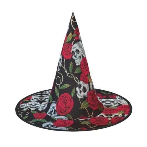 GZHYHAKAN Rose Skull Eyes Print Halloween Hut für Partys, Karneval und Rollenspiele - leicht, bequem GZHYHAKAN Rose Skull Eyes Print Halloween Hut für Partys, Karneval und Rollenspiele - leicht, bequem von GZHYHAKAN