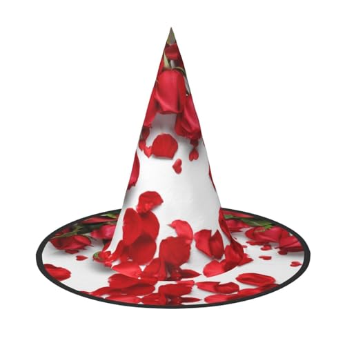 GZHYHAKAN Rote Rosenblüten Druck Halloween Hut für Partys, Karneval und Rollenspiele - leicht, bequem GZHYHAKAN Rote Rosenblüten Druck Halloween Hut für Partys, Karneval und Rollenspiele - leicht, bequem von GZHYHAKAN