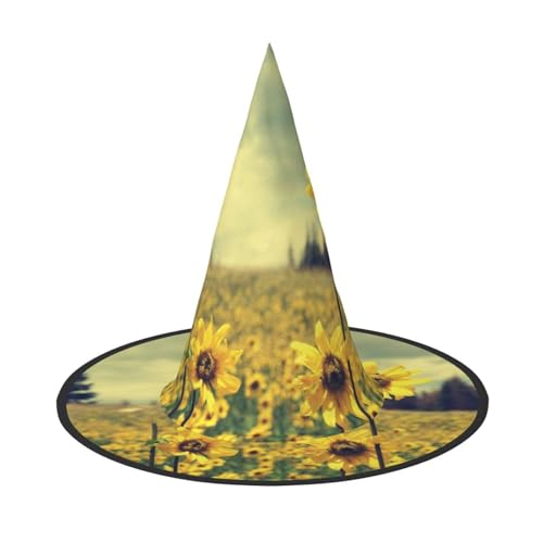 GZHYHAKAN Sommerhut mit gelbem Blumendruck, Halloween-Hut für Partys, Karneval und Rollenspiele - leicht, bequem GZHYHAKAN Sommerhut mit gelbem Blumendruck, Halloween-Hut für Partys, Karneval und Rollenspiele - leicht, bequem von GZHYHAKAN