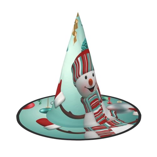 GZHYHAKAN Weihnachtliche Schneemänner Druck Halloween Hut für Partys, Karneval und Rollenspiele - leicht, bequem GZHYHAKAN Weihnachtliche Schneemänner Druck Halloween Hut für Partys, Karneval und Rollenspiele - leicht, bequem von GZHYHAKAN