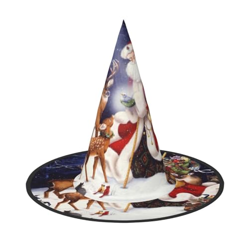 GZHYHAKAN Weihnachtshut mit Hirsch-Druck, Halloween-Hut für Partys, Karneval und Rollenspiele - leicht, bequem GZHYHAKAN Weihnachtshut mit Hirsch-Druck, Halloween-Hut für Partys, Karneval und Rollenspiele - leicht, bequem von GZHYHAKAN