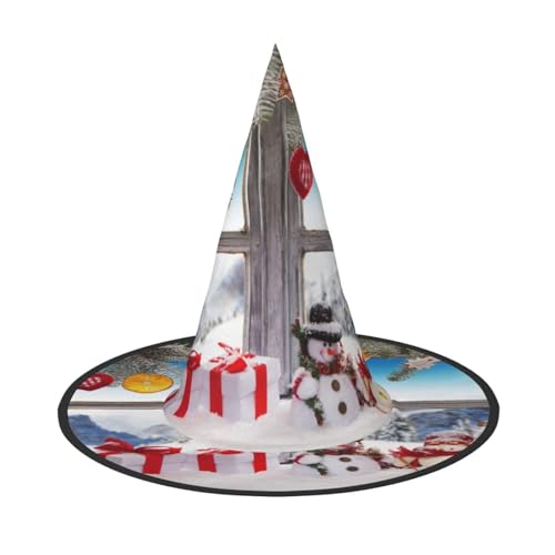 GZHYHAKAN Weihnachtsmütze mit Schneemann-Druck, Halloween-Hut für Partys, Karneval und Rollenspiele - leicht, bequem GZHYHAKAN Weihnachtsmütze mit Schneemann-Druck, Halloween-Hut für Partys, Karneval und Rollenspiele - leicht, bequem von GZHYHAKAN