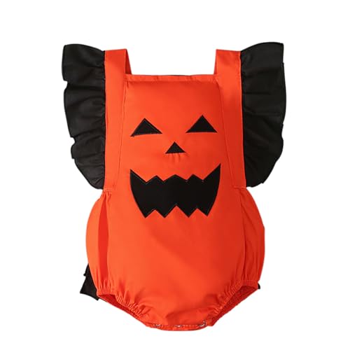 GZSRTT Baby Mädchen Mein 1. Geburtstag Outfits Kurzarm Cake Smash Rock Pailletten Tutu Prinzessin Kleid Kleidung Sets Mütze Kürbis Kostüm Halloween Baby,Weiche Pailletten Maid Cosplay Baby Neugeboren von GZSRTT