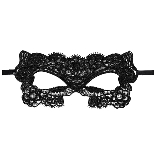 GZSRTT Karneval Kostüm Herren Maske,Frauenmaske Spitzenmaske Damen Gesicht Schwarze Maske Spitze Black Masquerade Mask Maske Phantom Der Oper Weiß Maske Gesicht Schwarz Karneval Maske Männer Lustig,Fr von GZSRTT