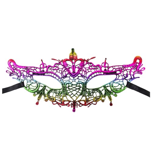 GZSRTT Karneval Maske Katze,Maske Gold Maske Damen Karneval Spitze Maske Venezianische Maskerade Maske Für Paare Venezianische Maske Damen Schwarze Spitzenmaske Karneval Maske Augen,Masquerade Maske S von GZSRTT