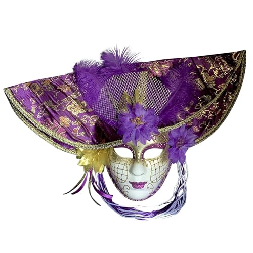 GZSRTT Karneval Maske Männer Lustig,Venezianische Masken Weiß Masquerade Steampunk Accessoires Herren Halbmaske Kostüm Masken Für Maskenball Kinky-Outfit Accessoires Weiße Karneval Maske,Maske Gold Ma von GZSRTT