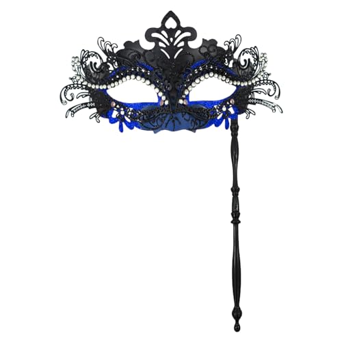 GZSRTT Karneval Maske Weiß,Maskerade Cosplay Kostüm Masquerade Teufel Maske Herren Schwarze Augenmaske Masken Maska Karneval Fasching,Ball Maske Karneval Augenmaske Damen Phantom Of The Opera Mask Ven von GZSRTT