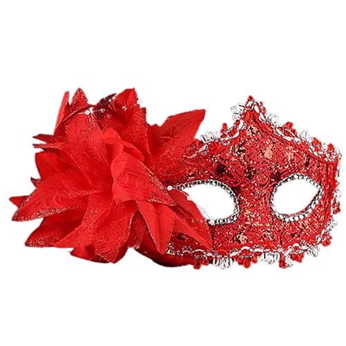 GZSRTT Karneval Party,Maske Gesicht Kostüm Hexenmaske Damen Spitzenmaske Damen Gesicht Karneval Black Masquerade Mask Maske Phantom Der Oper Weiß Maske Karneval Herren Schwarz Karneval Gesichtsmaske,F von GZSRTT