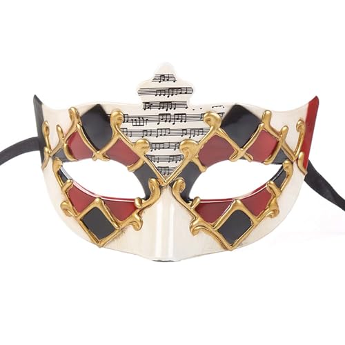 GZSRTT Karneval Party,Maske Gesicht Verkleidung Maskerade Maske Damen Karneval Damen Maske Masken Kostüm Herren Schwarze Maske Ball Phantom Of The Opera Mask Weiße Maske Karneval,Masken & Brillen Für von GZSRTT