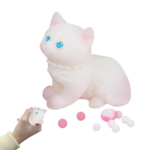 Stress Katze Stress Spielzeug, Katze Antistress Spielzeug, Squishy Anti Stress Spielzeug Katze, Kreatives Dekompressions Katze, Squishy Squeeze Toys Fidget Toys Reisespielzeug, Quetschspielzeug (B) von GZWY