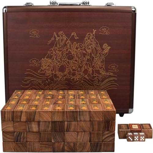 GaRcan Mahjong-Set, amerikanisches Mahjong-Set, großes klassisches Mah-Jongg-Spielset von GaRcan