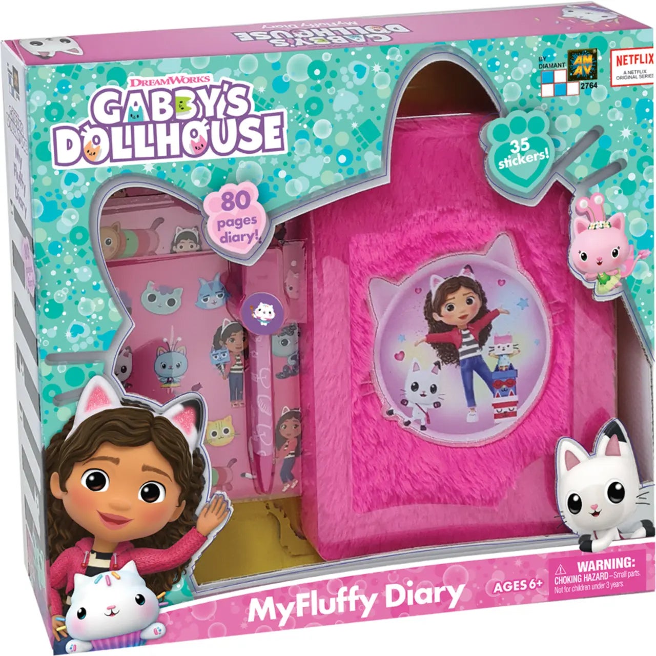 Gabby's Dollhouse Fluffy Tagebuch von Gabby's Dollhouse