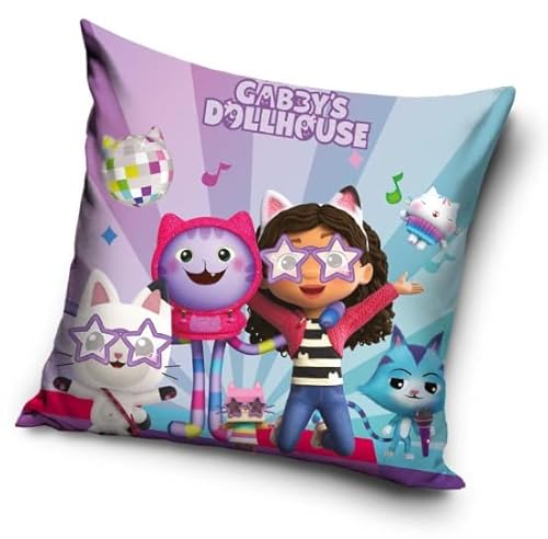 Gabby's Dollhouse Zimmerkissen für Mädchen, 40 x 40 cm, mehrfarbig Gabby's Dollhouse Zimmerkissen für Mädchen, 40 x 40 cm, mehrfarbig von Gabby's Dollhouse