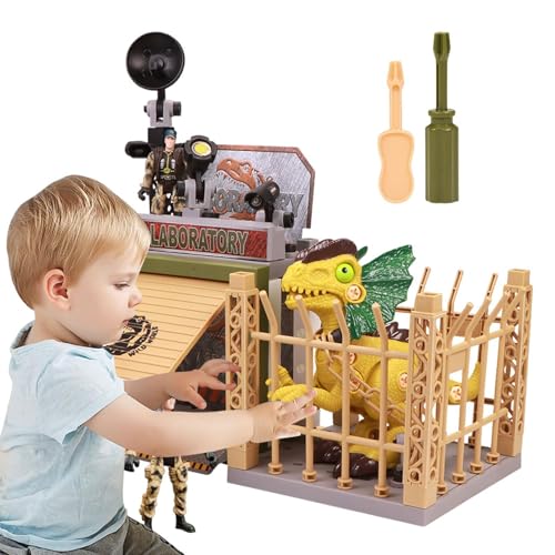 Gacqpli Dinosaurier-Montagespielzeug, Dinosaurier-Spielzeug für Kinder - Bauwesen Bildungs-STEM-Sets,STEM Building Learning Dinosaurier-Spielzeugset für Vorschulkinder ab 3 Jahren von Gacqpli