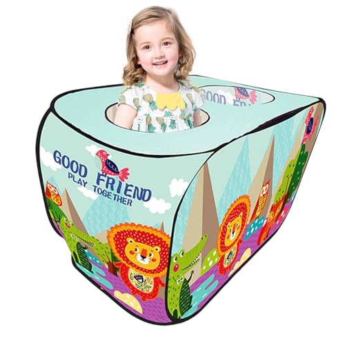 Gacqpli Popup-Zelte für Kinder,Kinderzelt drinnen mit Cartoon-Muster, Spielzelte für | Faltbare Outdoor-Spielgeräte für Kinder, Kinderspielhaus für Mädchen und von Gacqpli