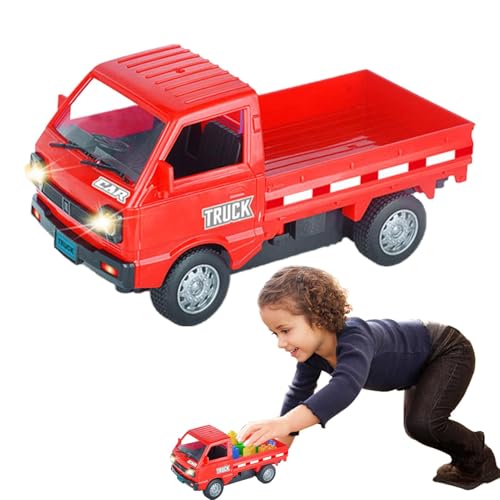 Gacqpli RC Trucks für Kinder, Fernsteuerung Spielzeugauto - Fernbedienungs -LKW -LED -Simulationslichter, Abholspielzeug - Baufahrzeuge für Baufahrzeuge, Drift Auto für Mädchen von Gacqpli