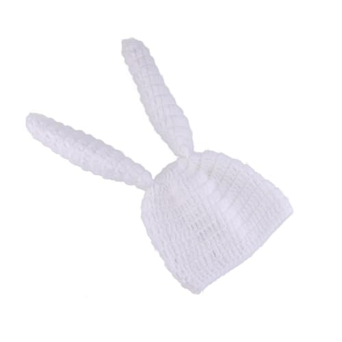 Gadpiparty 1 Satz Foto-Requisiten für Kleinkinder Mädchen Bekanntmachung Hase rabbit costume photography props Kostüme für die Babyfotografie handgestrickte Kinderkleidung von Gadpiparty