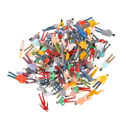 Gadpiparty 100 Stück Mini Menschen Figuren Modell Miniatur Figuren für Sandtisch Zubehör Architektur Landschaftsdekor Maßstab Bunte Auswahl für Modellbau Gadpiparty 100 Stück Mini Menschen Figuren Modell Miniatur Figuren für Sandtisch Zubehör Architektur Landschaftsdekor Maßstab Bunte Auswahl für Modellbau von Gadpiparty
