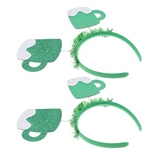 Gadpiparty 2 Pcs Bier Party Stirnbänder Interessanter Kopfschmuck Süßer Kopfschmuck Kreativer Kopfschmuck Festival Bier Becher Haare Requisiten Party Accessoire von Gadpiparty