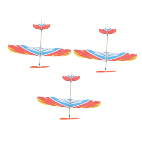 Gadpiparty 3 Stück Teiliges DIY Flugzeugmodell Gummiband Mechanismus Leichtes Schaumstoff Segelflugzeug Lernspielzeug für Familien Zufällige Farbe Gadpiparty 3 Stück Teiliges DIY Flugzeugmodell Gummiband Mechanismus Leichtes Schaumstoff Segelflugzeug Lernspielzeug für Familien Zufällige Farbe von Gadpiparty