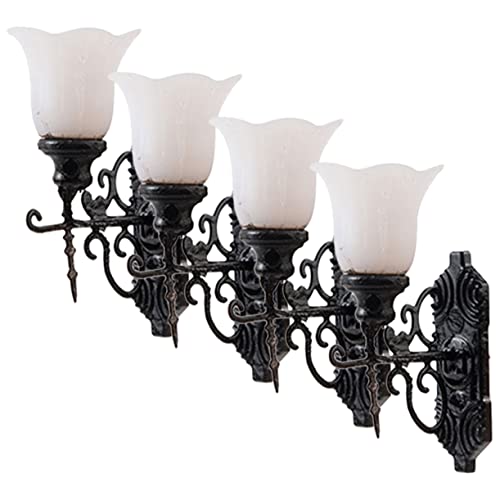 Gadpiparty 4 Stück Miniatur Wandleuchten Modell Langlebige Miniatur Wandlampen aus Hochwertigem Material Detailreiche Mikro Landschaftsbeleuchtung für Puppenhäuser und Sandtisch Dekoration Gadpiparty 4 Stück Miniatur Wandleuchten Modell Langlebige Miniatur Wandlampen aus Hochwertigem Material Detailreiche Mikro Landschaftsbeleuchtung für Puppenhäuser und Sandtisch Dekoration von Gadpiparty