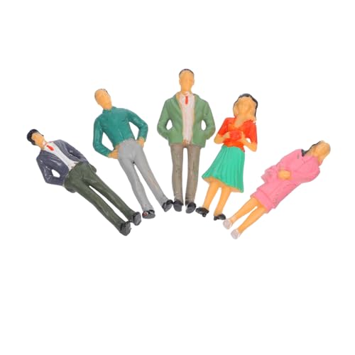 Gadpiparty 5 Stück Miniatur Figuren Farbige Diorama Menschen für Modellbahnen Sandtisch Puppenhaus Realistische Handbemalte Landschafts-miniaturen für Architektur Stadtmodelle Gadpiparty 5 Stück Miniatur Figuren Farbige Diorama Menschen für Modellbahnen Sandtisch Puppenhaus Realistische Handbemalte Landschafts-miniaturen für Architektur Stadtmodelle von Gadpiparty