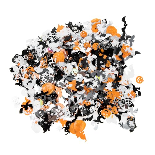 Gadpiparty Halloween Party Dekoration PVC Sequins Bunte Tischstreuer für Gruselige Pumpkin Spider Halloween Tischdeko Partyzubehör ohne Geruch Langlebig Gadpiparty Halloween Party Dekoration PVC Sequins Bunte Tischstreuer für Gruselige Pumpkin Spider Halloween Tischdeko Partyzubehör ohne Geruch Langlebig von Gadpiparty