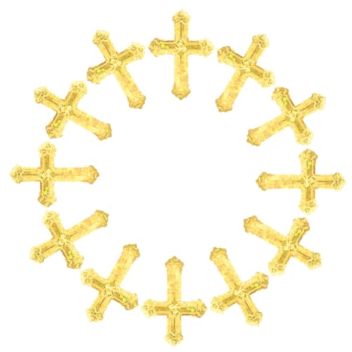 Gadpiparty Plastikkreuz-konfetti für Taufe und Hochzeit Glänzend Farbecht Gleichmäßig Geschnitten Einfach zu Reinigen Vielseitige Religiöse Event-dekoration Gadpiparty Plastikkreuz-konfetti für Taufe und Hochzeit Glänzend Farbecht Gleichmäßig Geschnitten Einfach zu Reinigen Vielseitige Religiöse Event-dekoration von Gadpiparty