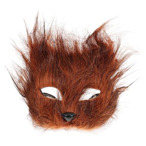 Gadpiparty Therian-Maske Halloween-Maske Kunstfuchs-Maske Ausgefallenes Kleid Augenmaske Maske Gesichtsmaske Maske Für Tier-Halloween-Kostüm Requisite – von Gadpiparty