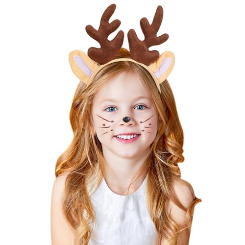 Gadpiparty Weihnachtsstirnband für Kinder, Rentiergeweih-haarreif, Stoffkostüm-requisite in Verschiedenen Farben für Kinder, 24,9 X 21,9 X 2,5 Cm Gadpiparty Weihnachtsstirnband für Kinder, Rentiergeweih-haarreif, Stoffkostüm-requisite in Verschiedenen Farben für Kinder, 24,9 X 21,9 X 2,5 Cm von Gadpiparty