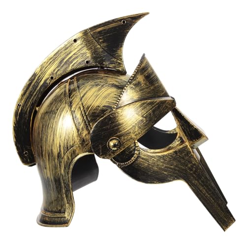 Gadpiparty Einzigartiger Römischer Helm für Herrenkostüme Kopfbedeckung Soldat Partyhut für Cosplay von Gadpiparty