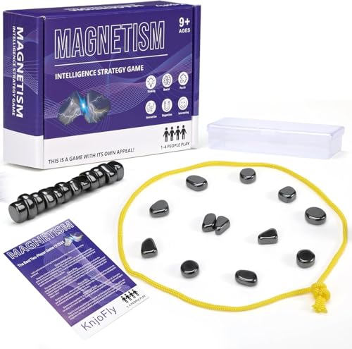 2024 New Magnetisches Schachspiel Set, Festliches Strategie-Brettspiel, Mit 20 Magnetischen Steinen, Neue Familien-Weihnachtsfeierspiel-Edition (B) von Gahwa