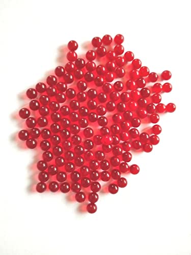 Gaide und Petersen 100g Glaskugeln rot poliert 6mm - Murmel (GS6mmRot100g) von Gaide und Petersen