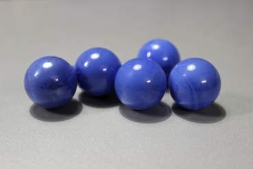Gaide und Petersen 10 Murmeln Blau 25mm, Glaskugel, Kugel aus Glas (GS3) von Gaide und Petersen