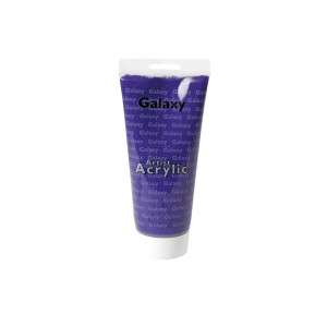 Galaxy Artist Acrylfarbe/Künstlerfarbe Dunkelblau/Lila 200ml von Galaxy Artist