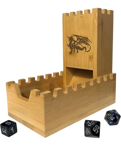 Würfelturm aus Bambus Holz – Faltbar mit magnetischem Stecksystem | Ideal für Dungeons and Dragons, DND Zubehör & DM RPG-Spiele Würfelturm aus Bambus Holz – Faltbar mit magnetischem Stecksystem | Ideal für Dungeons and Dragons, DND Zubehör & DM RPG-Spiele von Galdor's Guild
