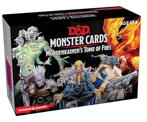 Gale Force Nine C7228 - Dungeons & Dragons: Monster Cards - Mordenkainen's Tome of Foes (109 cards) von Wizards of the Coast