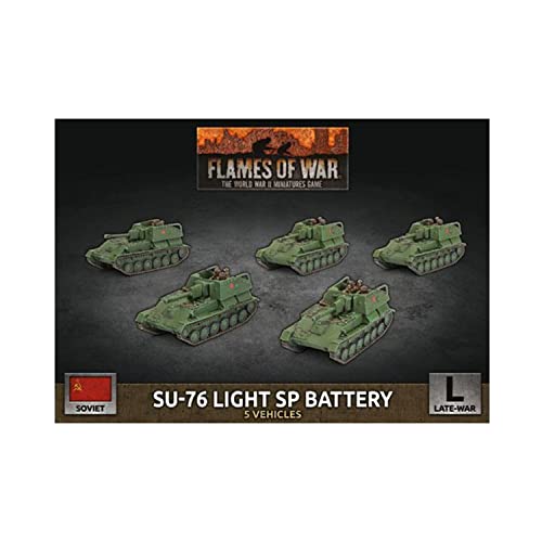 Flames Of War - Soviet SU-76 Light SP Assault Guns Battery (SBX65) von Gale Force Nine