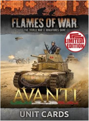 Flames of War - Avanti Unit Cards - Mid-War(Limited Edition) (FW244U) von Gale Force Nine