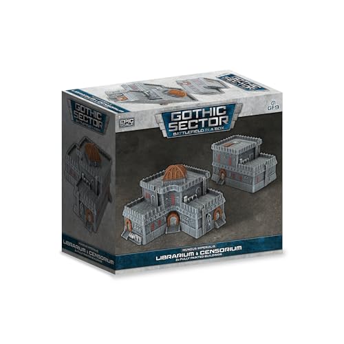 Gale Force Nine - Mundus Imperialis - Librarium & Censorium: Tabletop Gaming Terrain, 2 Spieler, ab 15 Jahren, Geländestück von Gale Force Nine