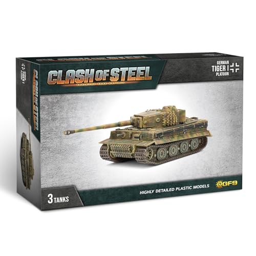 Gale Force Nine - Clash of Steel - Tiger I Tank Platoon von Gale Force Nine